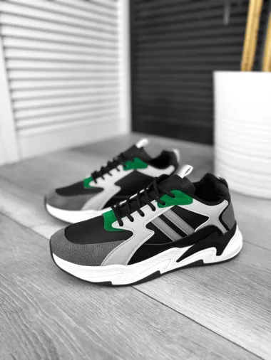 Adidasi barbati negri 725 N17-3